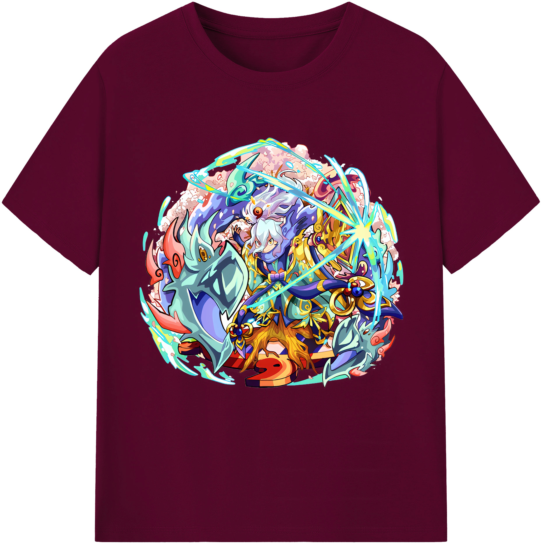 （画像用） 妖怪ウォッチ Yo-kai Watch レディースカジュアルプリントTシャツ（綿100％）
